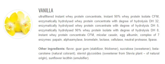 Extrifit Long 80 Multiprotein vanilla, 1000-g 3