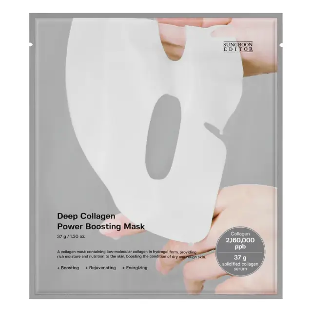Sungboon Editor Deep Collagen Power Boosting Lifting Mask, Μάσκα Προσώπου για Βαθιά Ενυδάτωση & Σύσφιξη 37g 1τμχ