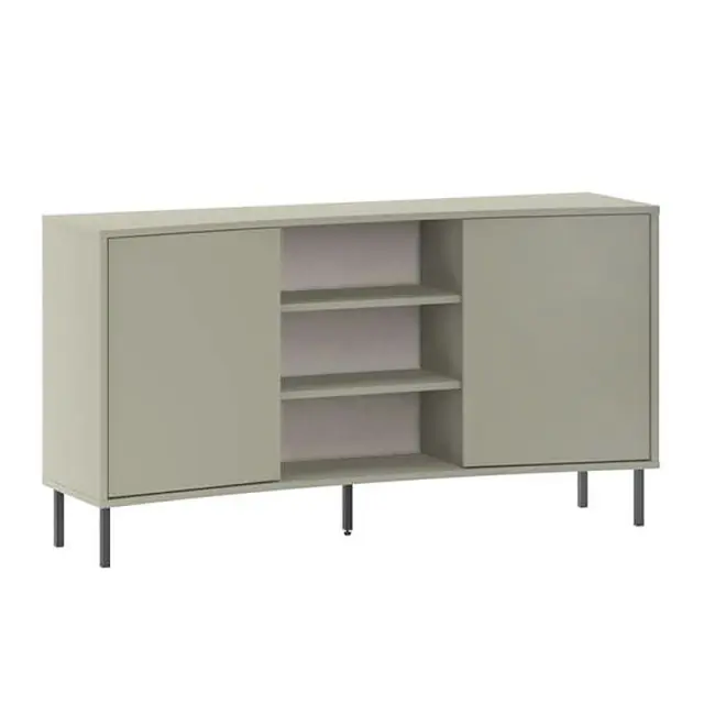 Μπουφές Frem Megapap χρώμα ash green 150x40x81εκ. 2