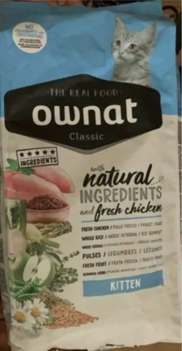 Ownat Classic Kitten Ξηρά Τροφή για Γατάκια με Κοτόπουλο 1.5kg