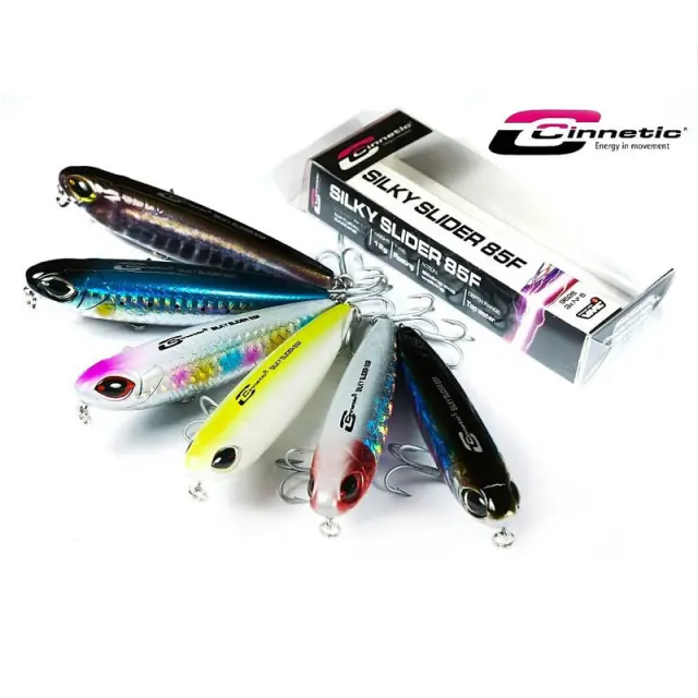 Τεχνητό Cinnetic Silky Slider 85F #3 White Chartreause 2