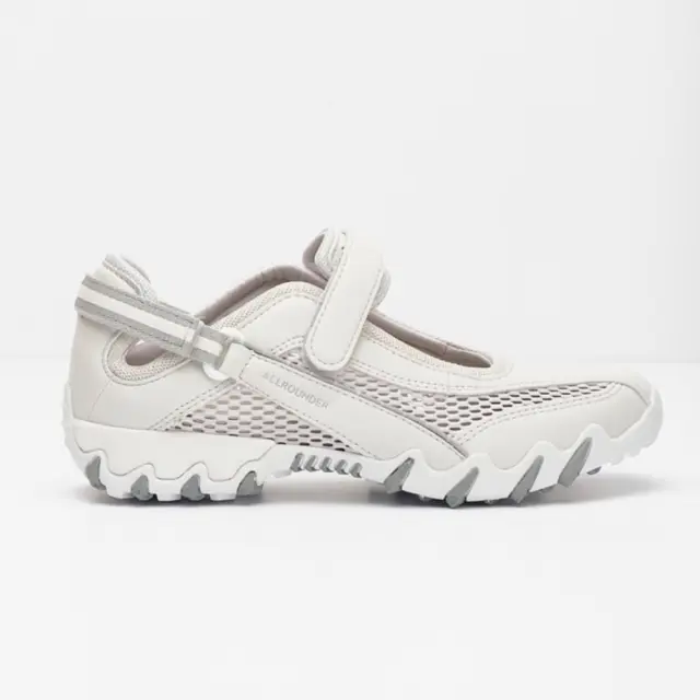 Mephisto Μπαρέτες Γυναικείο δέρμα/ύφασμα Άσπρο MEP/NIRO OFF WHITE