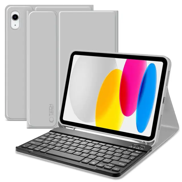 Tech-protect Sc Keyboard + Βάση για Pen - iPad 10.9” 10 / 2022 / 11” 11 / 2025 Grey