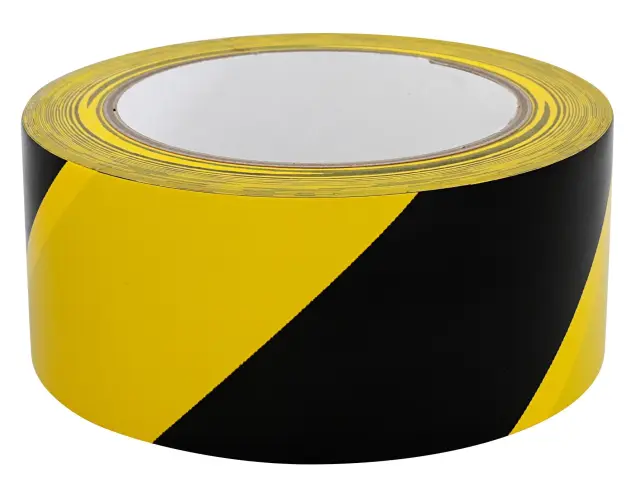 ALLCOLOR GAFFER-TAPE Warning-Tape - 75mm x 33m black / yellow (510-75 S/G)