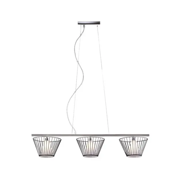 AcaLight Offer NETTO ΦΩΤΙΣΤΙΚΟ ΚΡΕΜΑΣΤΟ ΝΙΚΕΛΙΟ ΜΕΤΑΛΛΙΚΟ ΣΥΜΒΑΤΙΚΟ 3ΧG9 IP20 950Χ230Χ1390mm