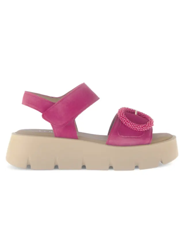 Gabor Πέδιλα Γυναικείο δέρμα Nubuck Ροζ GAB/64754 10-PINK 3