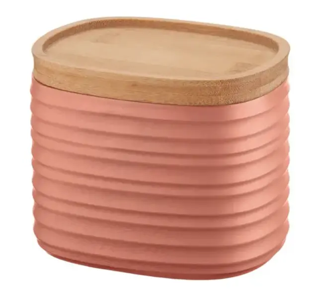 Guzzini Tierra Βαζο Με Bamboo Καπακι Terracota 500ml
