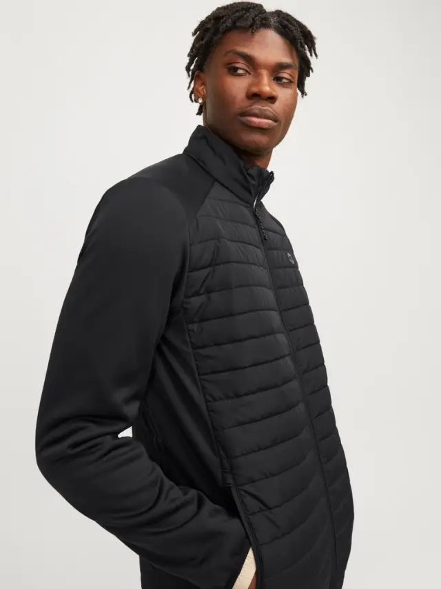 JJEMULTI QUILTED COLLAR NOOS black 2