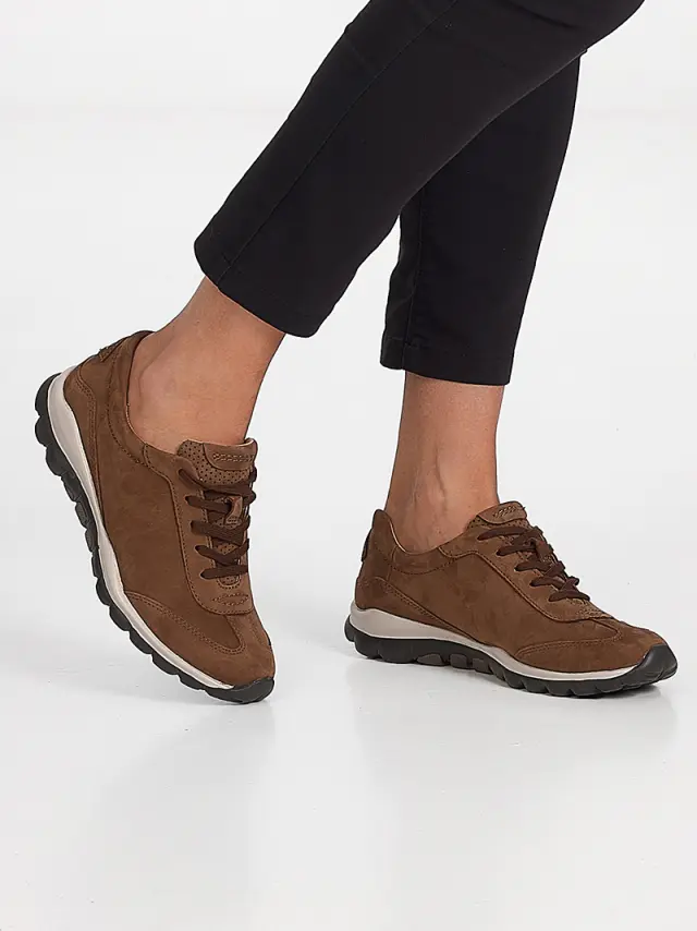 Gabor Sneakers Γυναικείο δέρμα Nubuck Καφέ GAB/56965 41-WHISKY 2