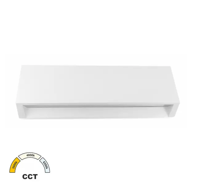 LED ΦΩΤΙΣ.PC ΕΠΙΤΟΙΧΟ ΕΜΜΕΣΟΥ ΚΥΡΤΟ ΟΡΘΟΓΩΝΙΟ 4W CCT IP65 ΛΕΥΚΟ