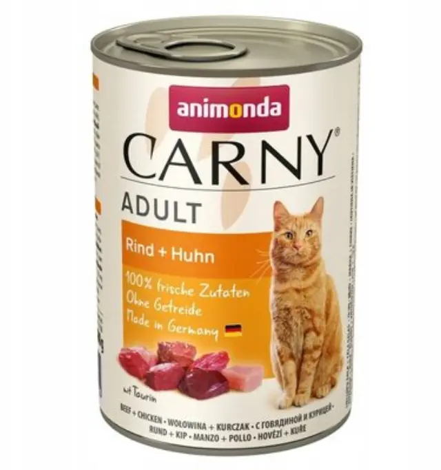 Animonda Carny Cat Adult Πατέ Με Μοσχάρι & Κοτόπουλο 400gr Μονόχρωμο