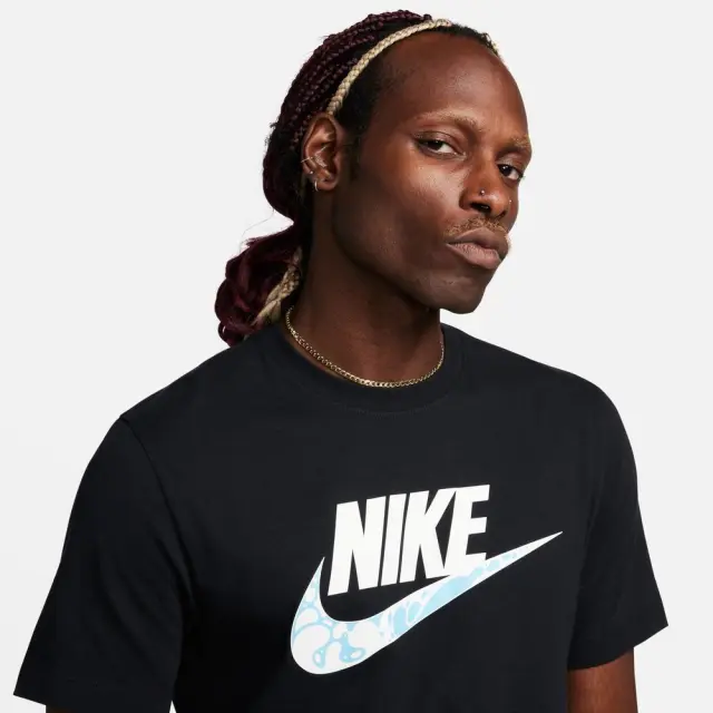 Nike Sportswear Futura T-Shirt (FQ8034-010) - Λευκό-Μαύρο 2