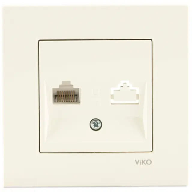 Karre Beige One Gang Data Socket (CAT6)