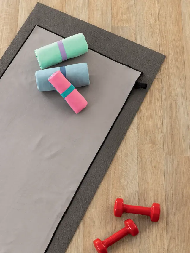 Πετσέτα Γυμναστηρίου 50x100 200gsm Palamaiki Active New 100% Microfiber- Grey