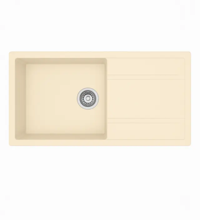 ΝΕΡΟΧΥΤΗΣ ΑΠΟ ΓΡΑΝΙΤΗ ΕΝΘΕΤΟΣ UNIXTON KRONOS-110 100X50 1B 1D Cream