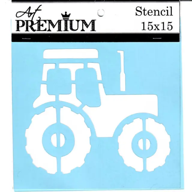 Στένσιλ Art Premium - 15x15cm - Τρακτέρ