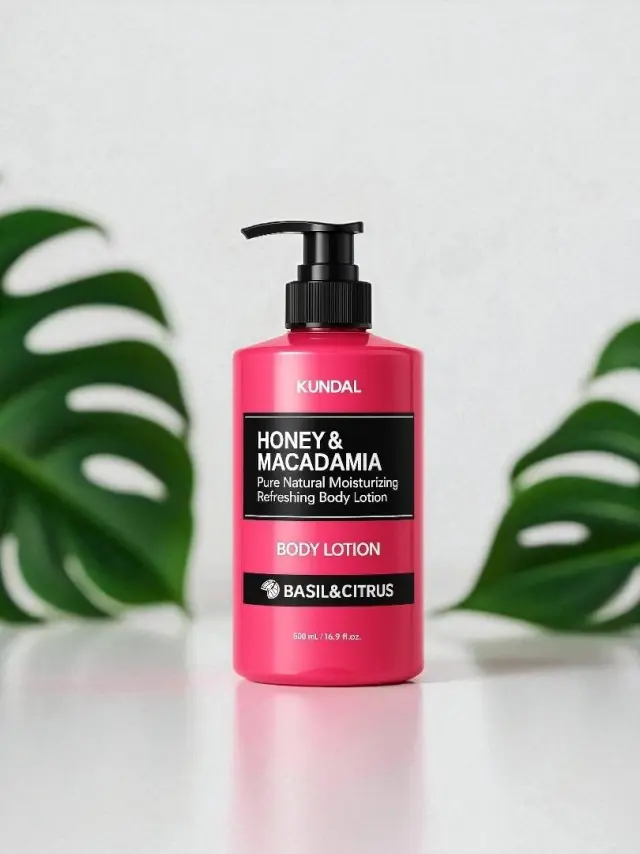 Kundal Honey & Macadamia Body Lotion Basil & Citrus 500ml- Λοσιόν σώματος με άρωμα Basil & Citrus 2