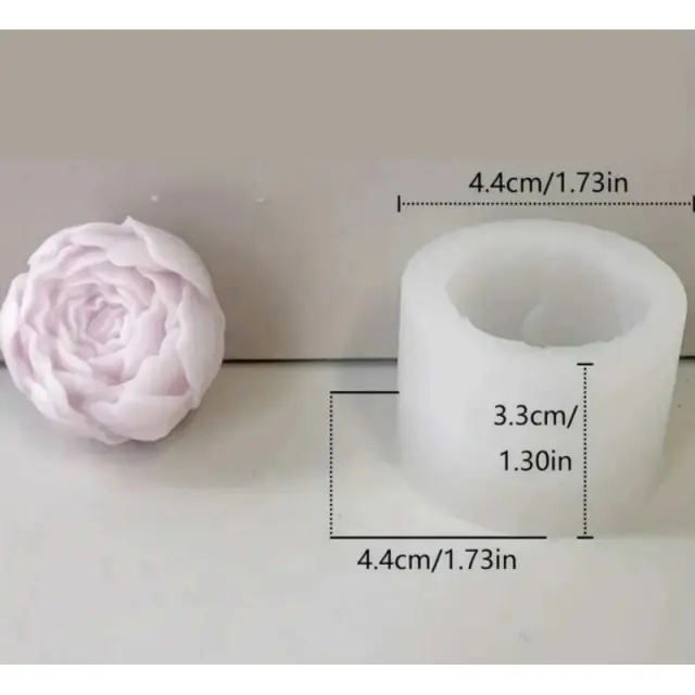 Καλούπι σιλικόνης, English Rose, 3.3x4.4cm 2