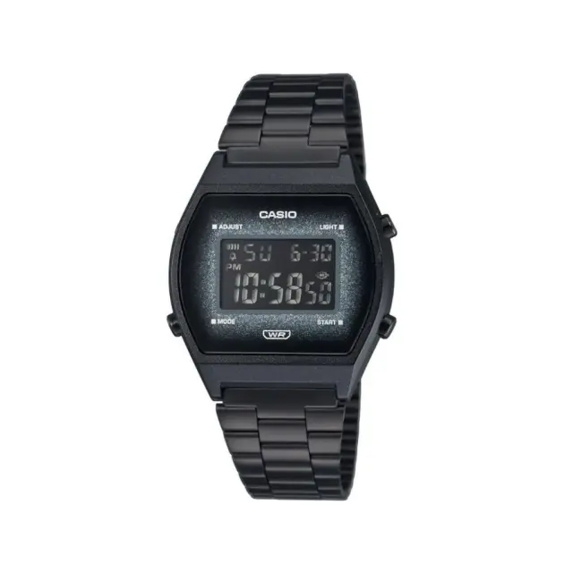 Casio Vintage Edgy Ψηφιακό Ρολόι Μπαταρίας με Μαύρο Μεταλλικό Μπρασελέ (B640WBG-1BEF) (CASB640WBG1BEF)