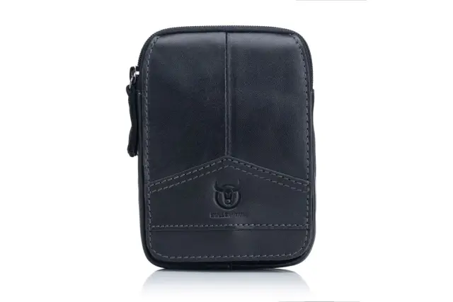 Δερμάτινο τσαντάκι μέσης Bull Captain YB012 Μαύρο - One Size