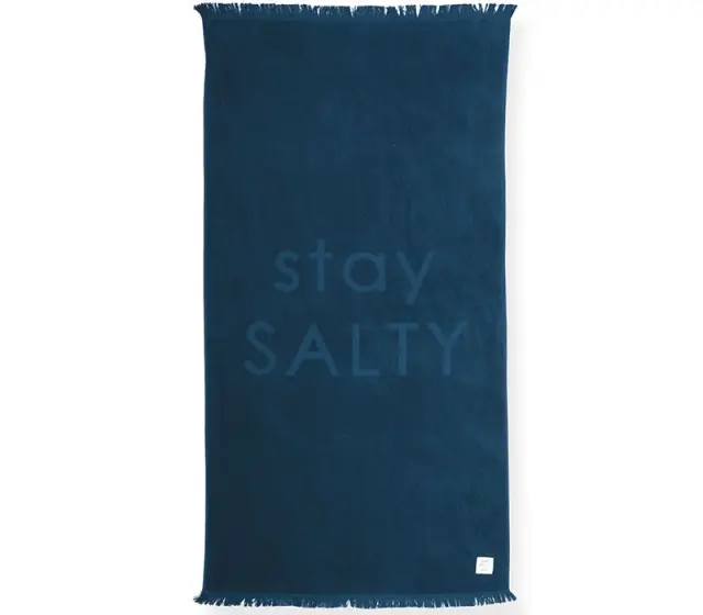 Nef-Nef Homeware Πετσέτα Θαλάσσης Stay Salty 90x170 Blue