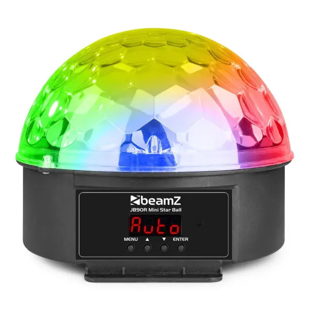 BEAMZ JB90R MINI STAR BALL DMX LED 9 COLOURS 3