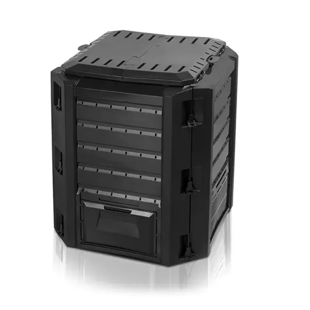Prosperplast IKL380C-S411 Κομποστοποιητής-Composter 380lt 72x72x82Ycm Μαύρος / 103863