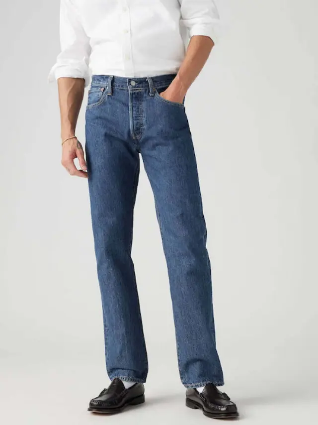 LEVI'S® MEN'S 501® ORIGINAL FIT JEANS - STONEWASH Blue