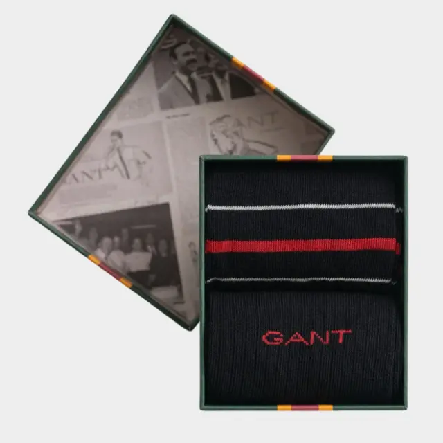 Σετ Κάλτσες Gant 2 Ζεύγη 9960359-5 Μαύρο - 43-45