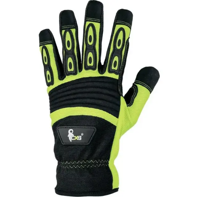 Γάντια Εργασίας CXS Yema yellow-black - 10 (XL)