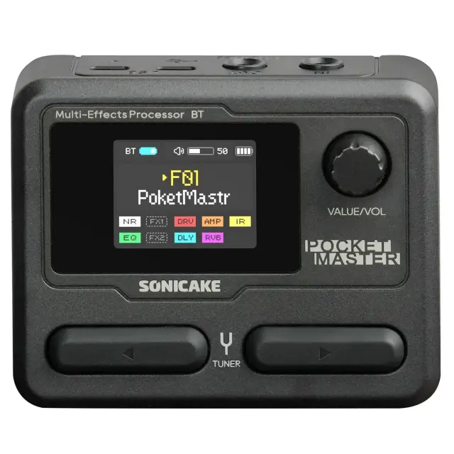 Sonicake Pocket Master Επεξεργαστής Εφέ Κιθάρας/ Μπάσου Μαύρο
