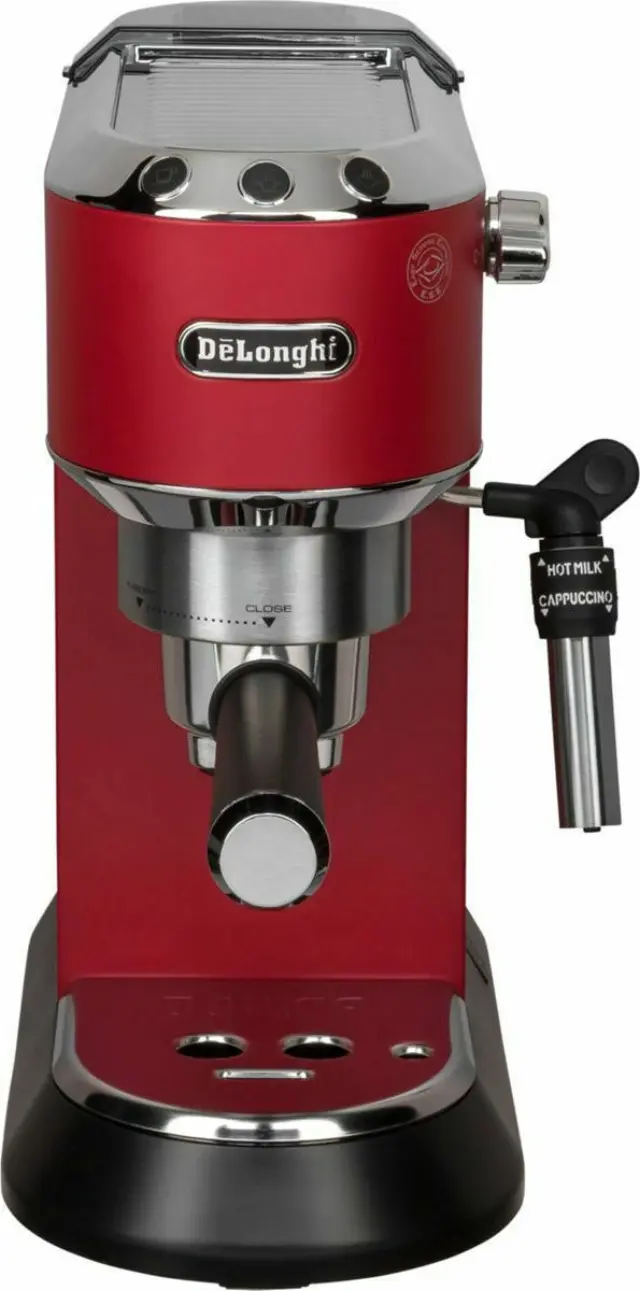 Delonghi Dedica Pump Αυτόματη Μηχανή Espresso 1300W Πίεσης 15bar Κόκκινη (EC 685.R) (DLGEC685.R) 2