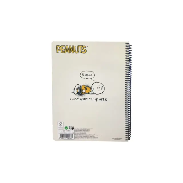 BMU Τετράδιο Peanuts Σπιράλ A4 2θ/70φ: Snoopy (2 σχέδια) Σχέδιο 2 2