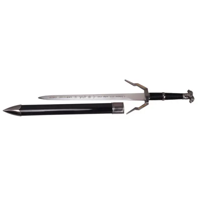 Ρέπλικα σπαθιού The Witcher 42cm miniature sword with a black hilt - S5109