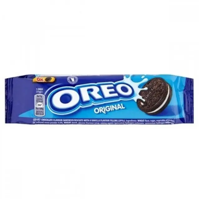 Oreo Μπισκότα με Γέμιση Βανίλια Original 66gr