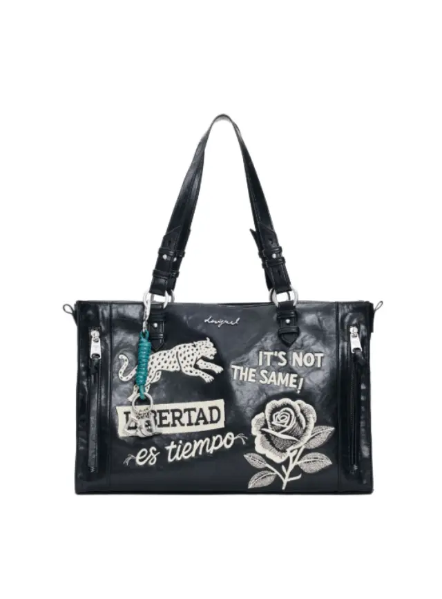 Desigual γυναικεία τσάντα tote με κεντήματα 26WAXPA7-1 - OS