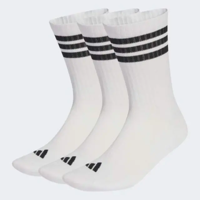 Adidas Socks Crew 3P White JZ0532 - 46-48