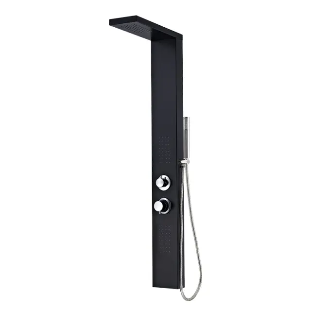 BORMANN ELITE BTW5060 - BORMANN Elite BTW5060 Στήλη Υδρομασάζ Layla Σταθερή Με Διανομέα 3 Λειτουργιών Black (060598) 2