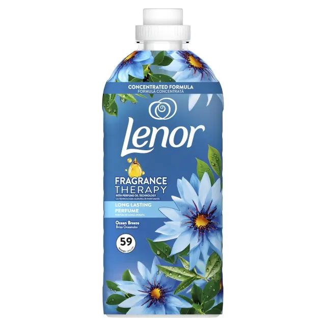 Lenor μαλακτικό ρούχων συμπυκνωμένο ocean breeze 1239 ml 59μεζ