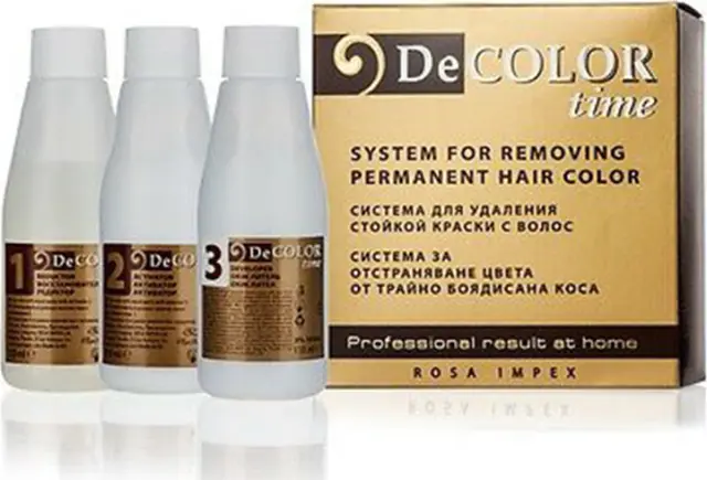 spa Master DeCOLOR Time Σύστημα Αφαίρεσης της Μόνιμης Βαφής Μαλλιών Χωρίς Αμμωνία - Color Off 3x110ml 2