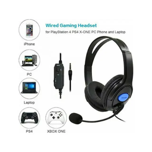 Andowl Q-A61 Over Ear Gaming Headset with Connection 3.5mm