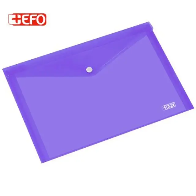 Φάκελος Κουμπί +Efo Α4 Μωβ