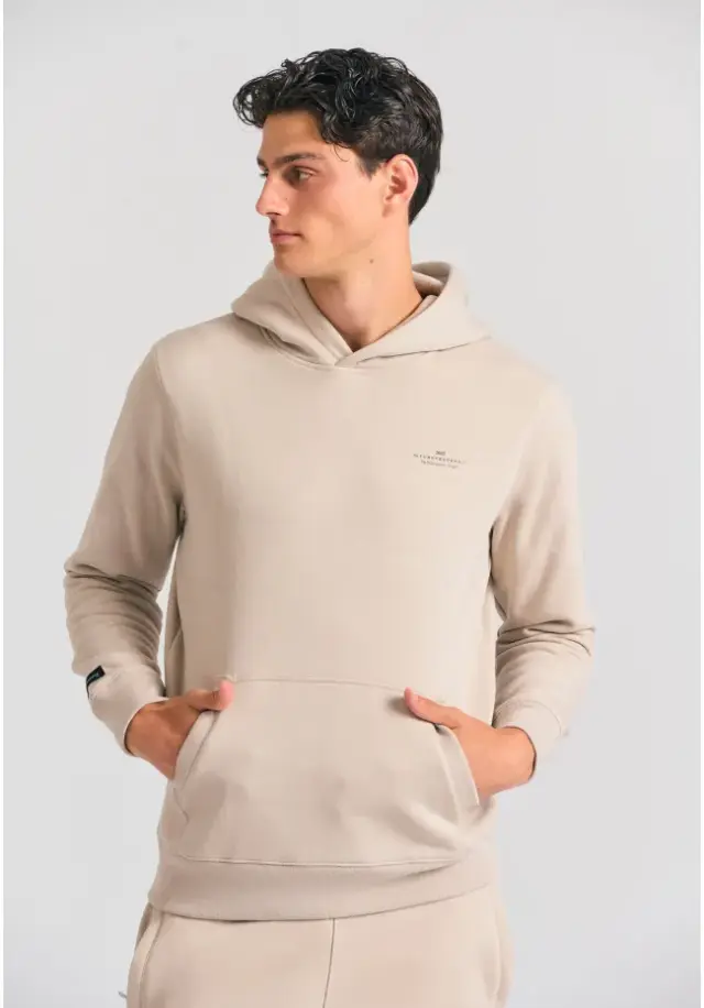 Funky Buddha Hoodie Greige FBM012-002-06-Greige - M