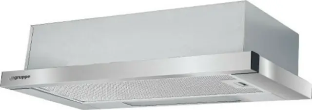 Gruppe Kyma Συρόμενος Απορροφητήρας 60cm Inox