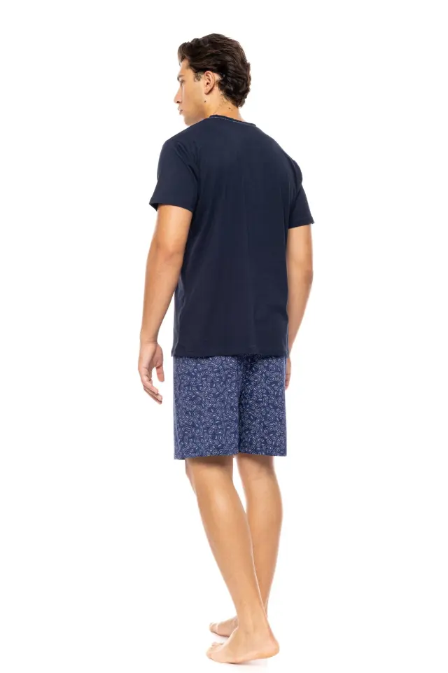 S-M578 - Yacht Blue - PYJAMA V MIDNIGHT PAISLEY 3