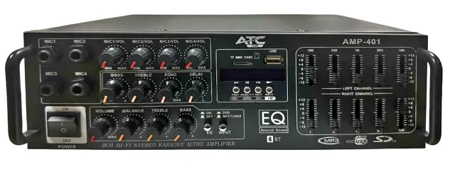 ATC AMP-401 Ενισχυτής Ήχου 100W+100W 20.012.0002