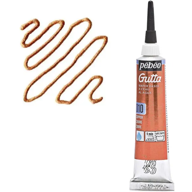 Pebeo Gutta Μεταξιού Setasilk Σωληνάριο - 010 Copper - 20ml