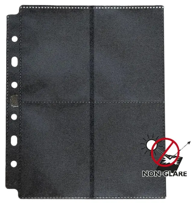 Dragon Shield 8-Pocket Non-Glare Sideload Pages 50τμχ – Αντιθαμβωτικές Σελίδες Άλμπουμ για 400 Κάρτες Pokémon + TCG