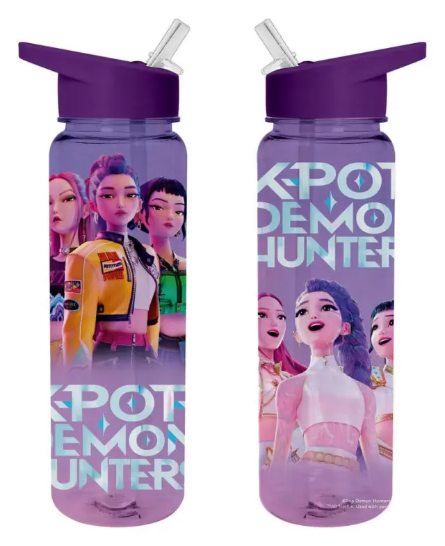 Παγουρίνο με Καλαμάκι K-POP DEMON HUNTERS - Water Bottle Plastic Trio 500ml PDB2511164