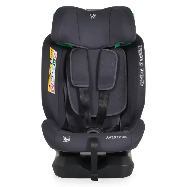 Moni Aventura Κάθισμα Αυτοκινήτου i-Size 40-150cm 0-36kg Grey 3